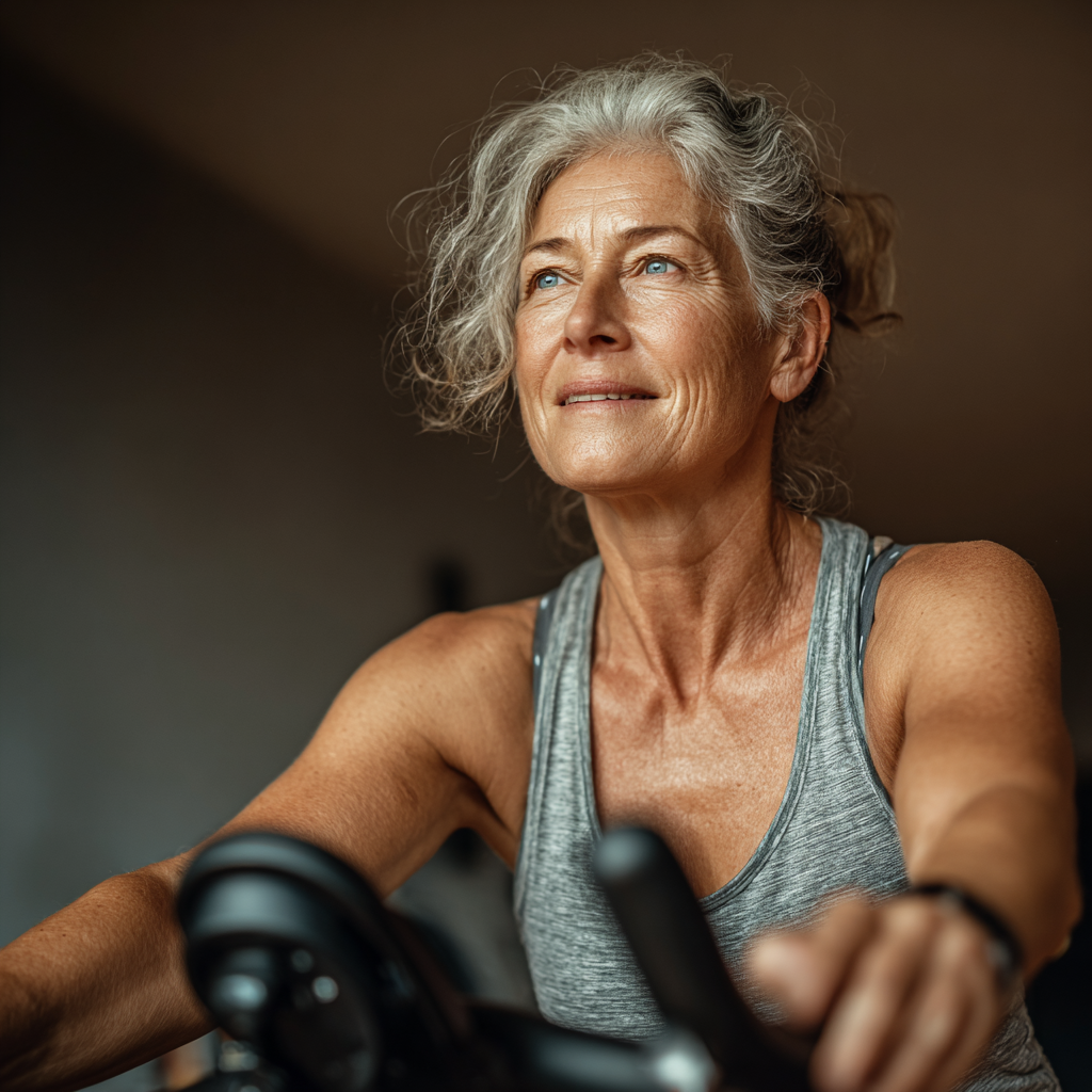 Personas mayores practicando danza terapéutica en un ambiente acogedor