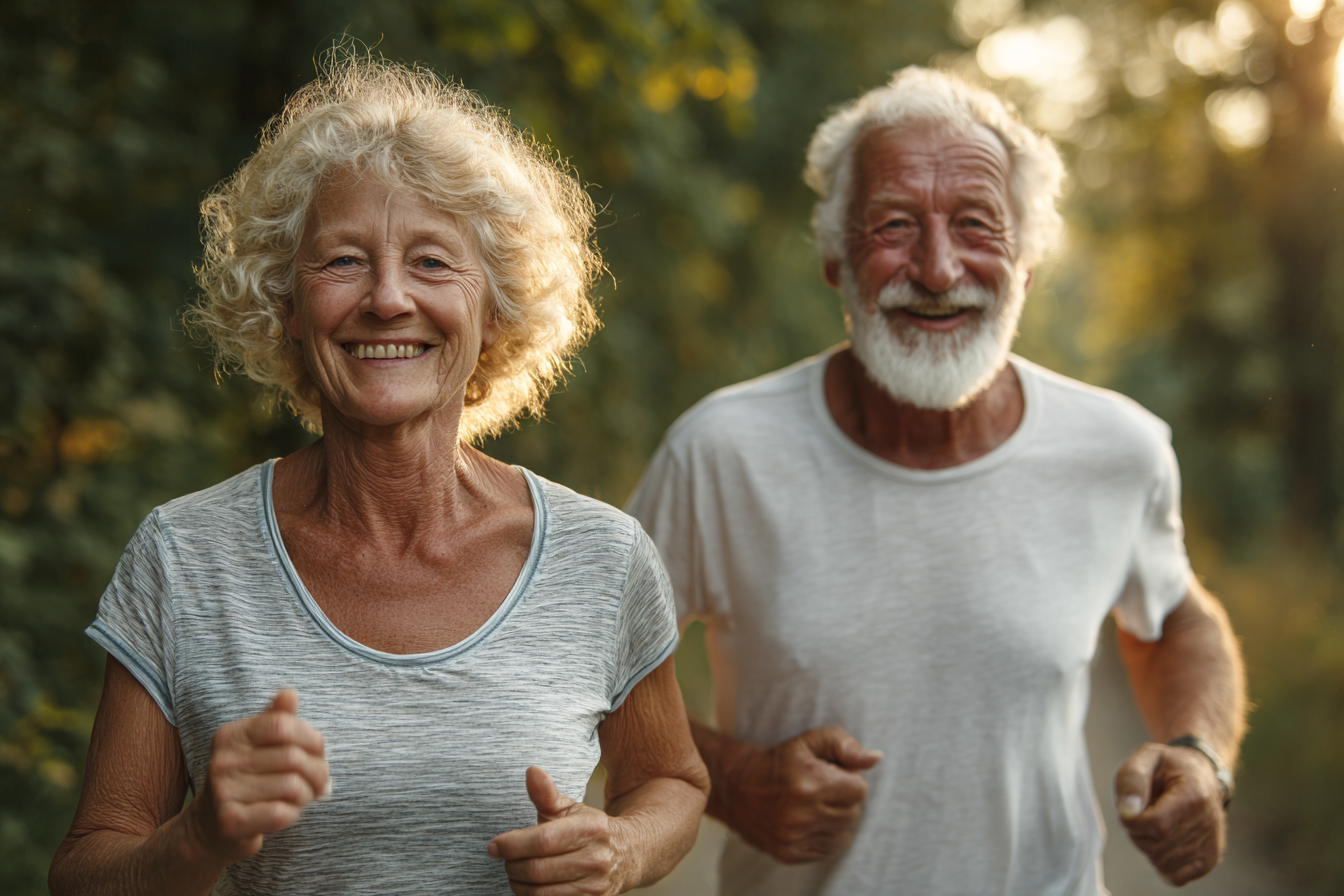 Grupo diverso de adultos mayores disfrutando de una sesión de arte en movimiento